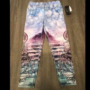 Cropped workout leggings